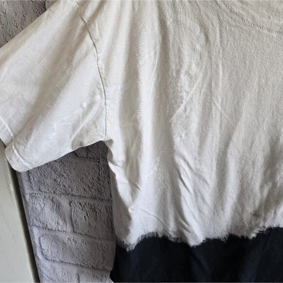 BoohooMAN REWORKED Homme Skull Graphic Bleached Shirt Black And White Men's XS - Picture 5 of 12